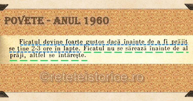 POVETE – ANUL 1960